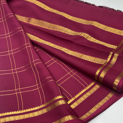 Pure Mysore Crepe Silk Saree