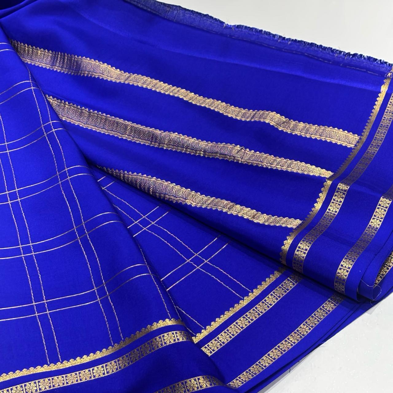 Pure Mysore Crepe Silk Saree
