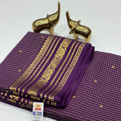 Pure Mysore Crepe Silk Saree