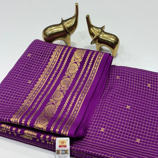 Pure Mysore Crepe Silk Saree