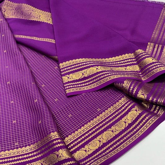 Pure Mysore Crepe Silk Saree