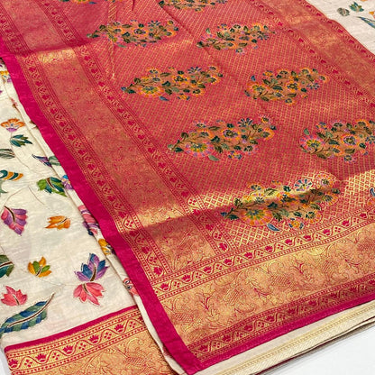 Royal Banaras Floral Saree