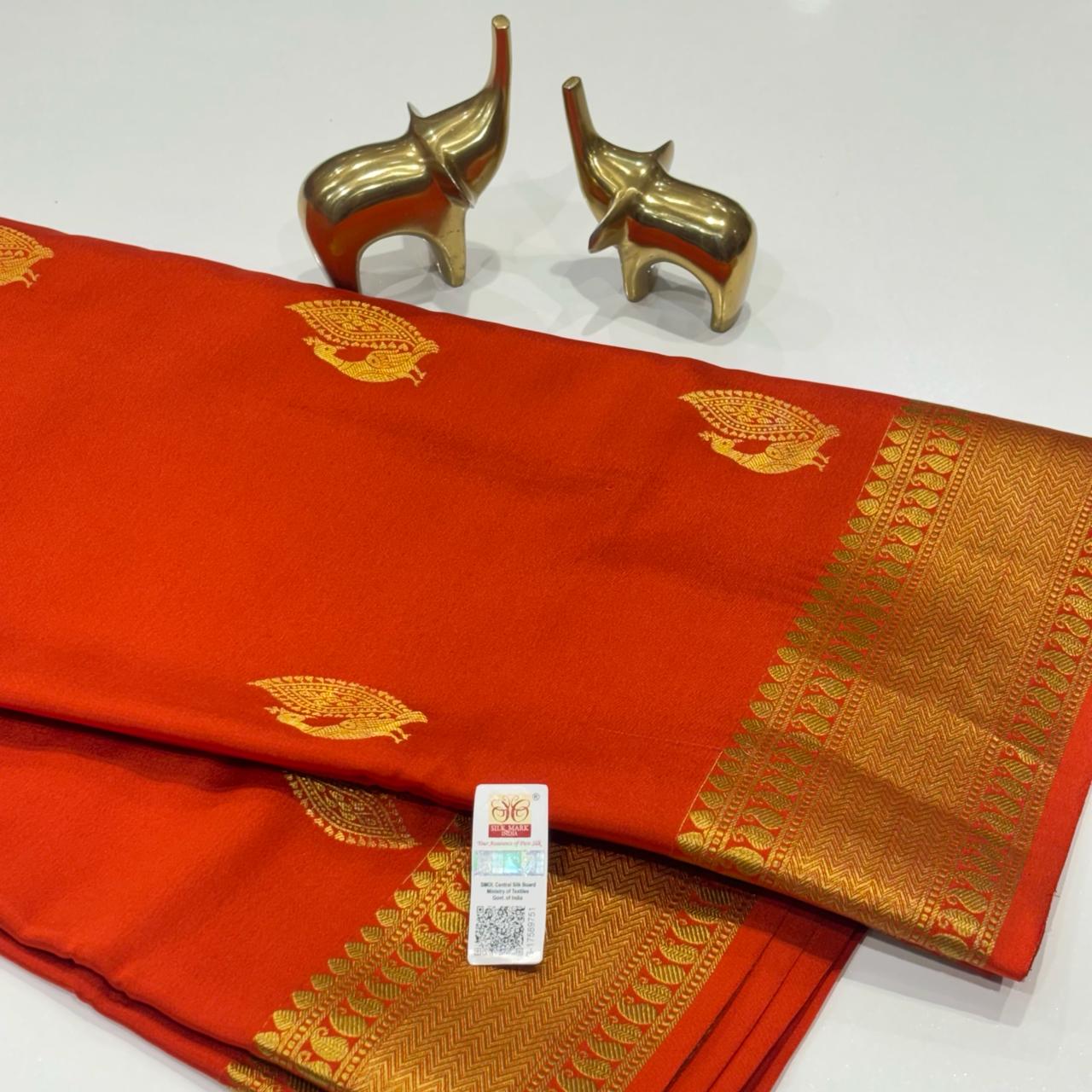 Pure Mysore Silk Saree
