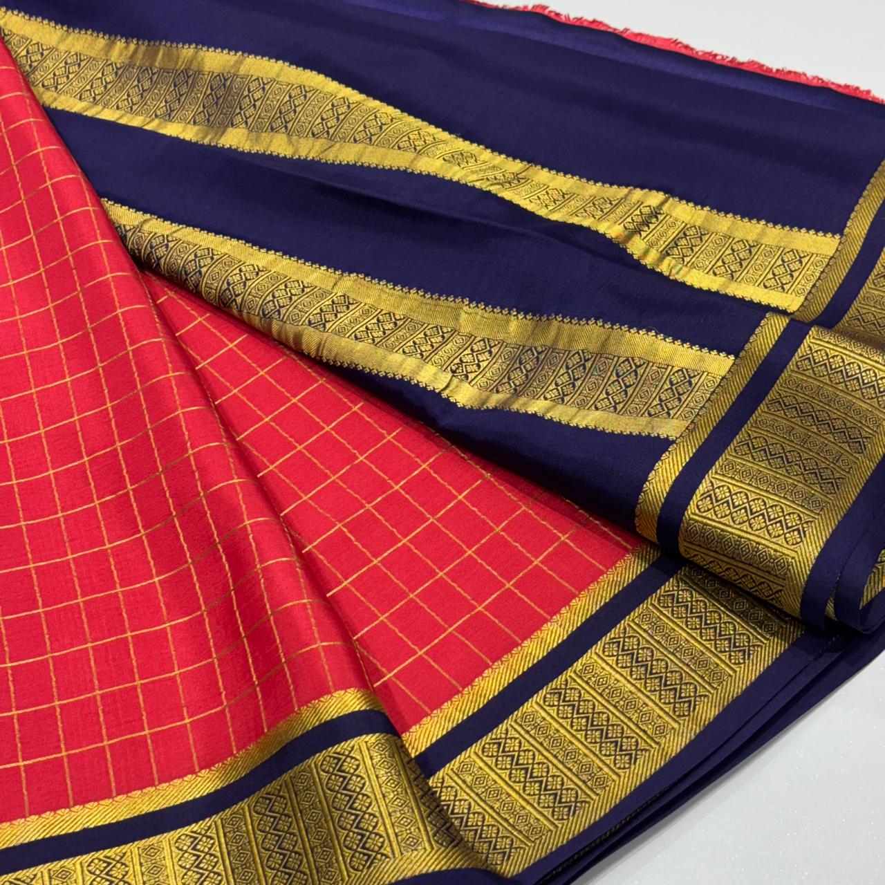 Pure Mysore Crepe Silk Saree
