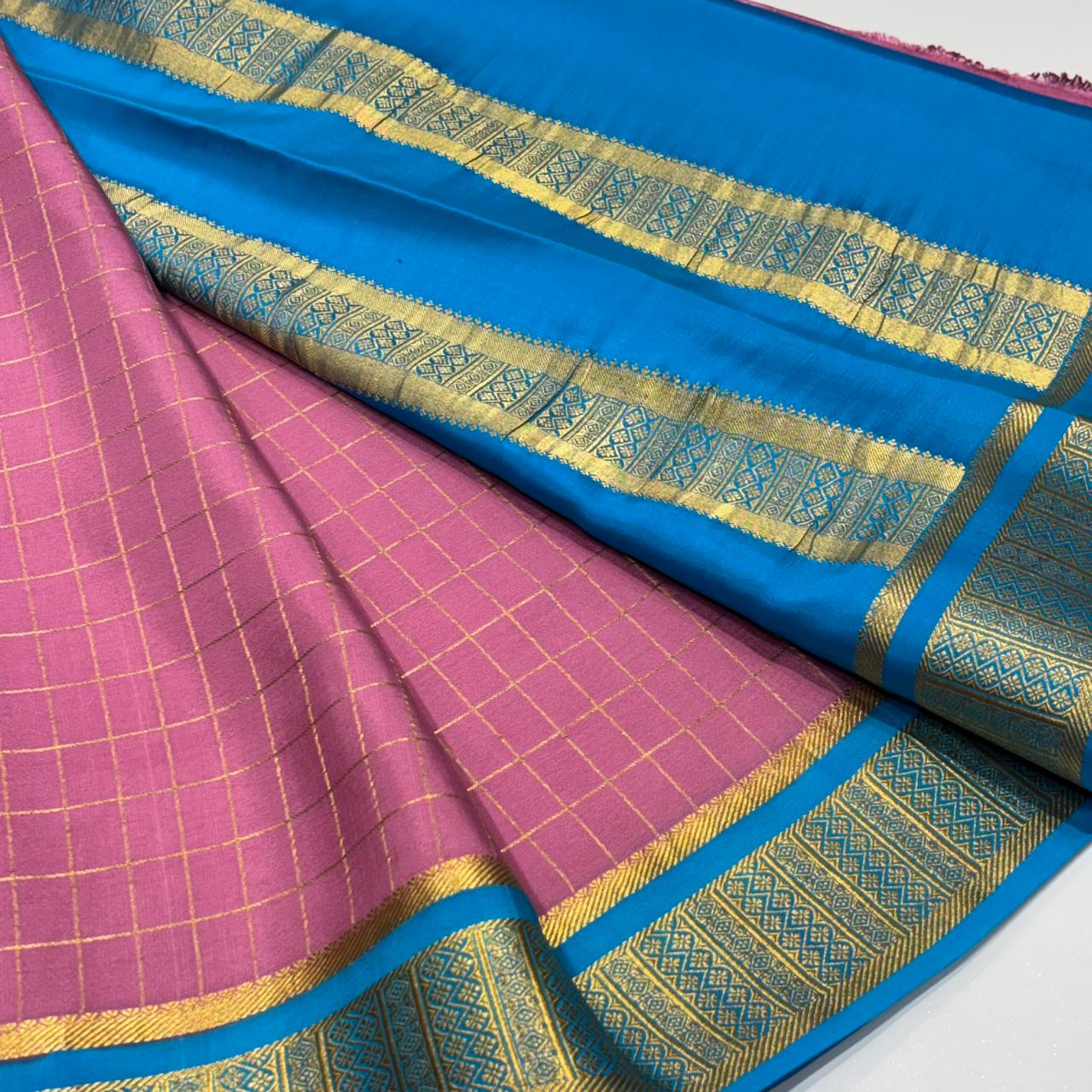 Pure Mysore Crepe Silk Saree