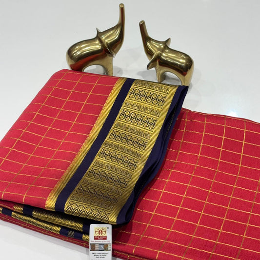 Pure Mysore Crepe Silk Saree