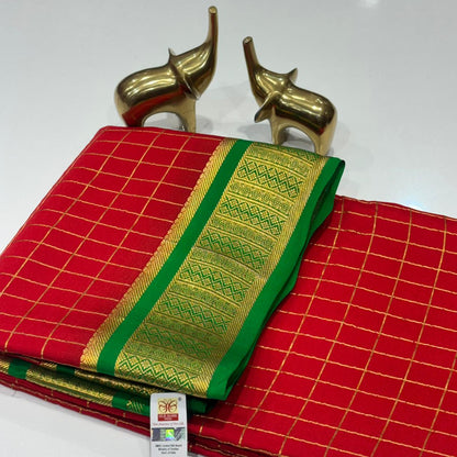 Pure Mysore Crepe Silk Saree
