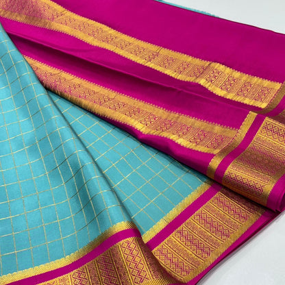 Pure Mysore Crepe Silk Saree
