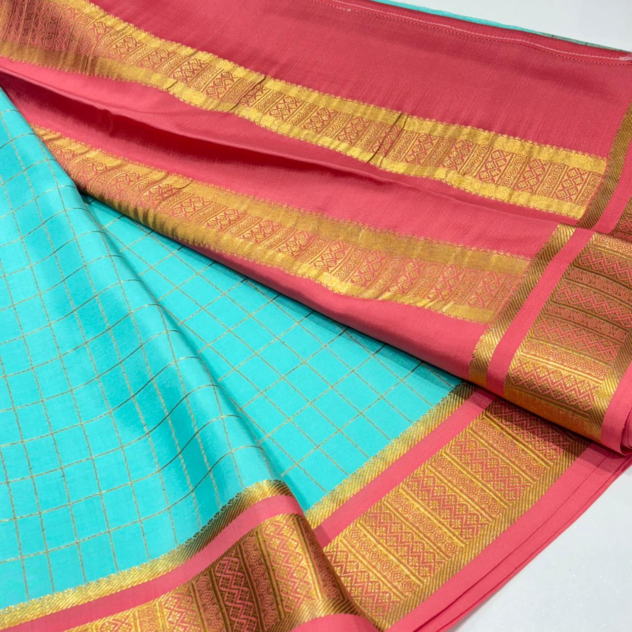 Pure Mysore Crepe Silk Saree