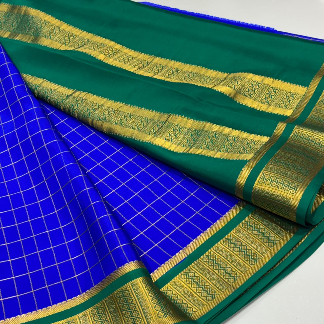 Pure Mysore Crepe Silk Saree