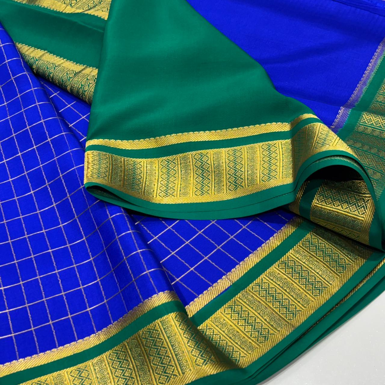 Pure Mysore Crepe Silk Saree