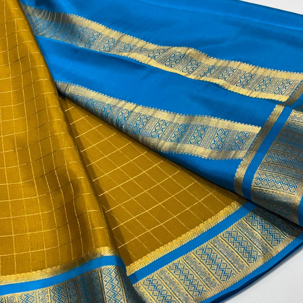 Pure Mysore Crepe Silk Saree