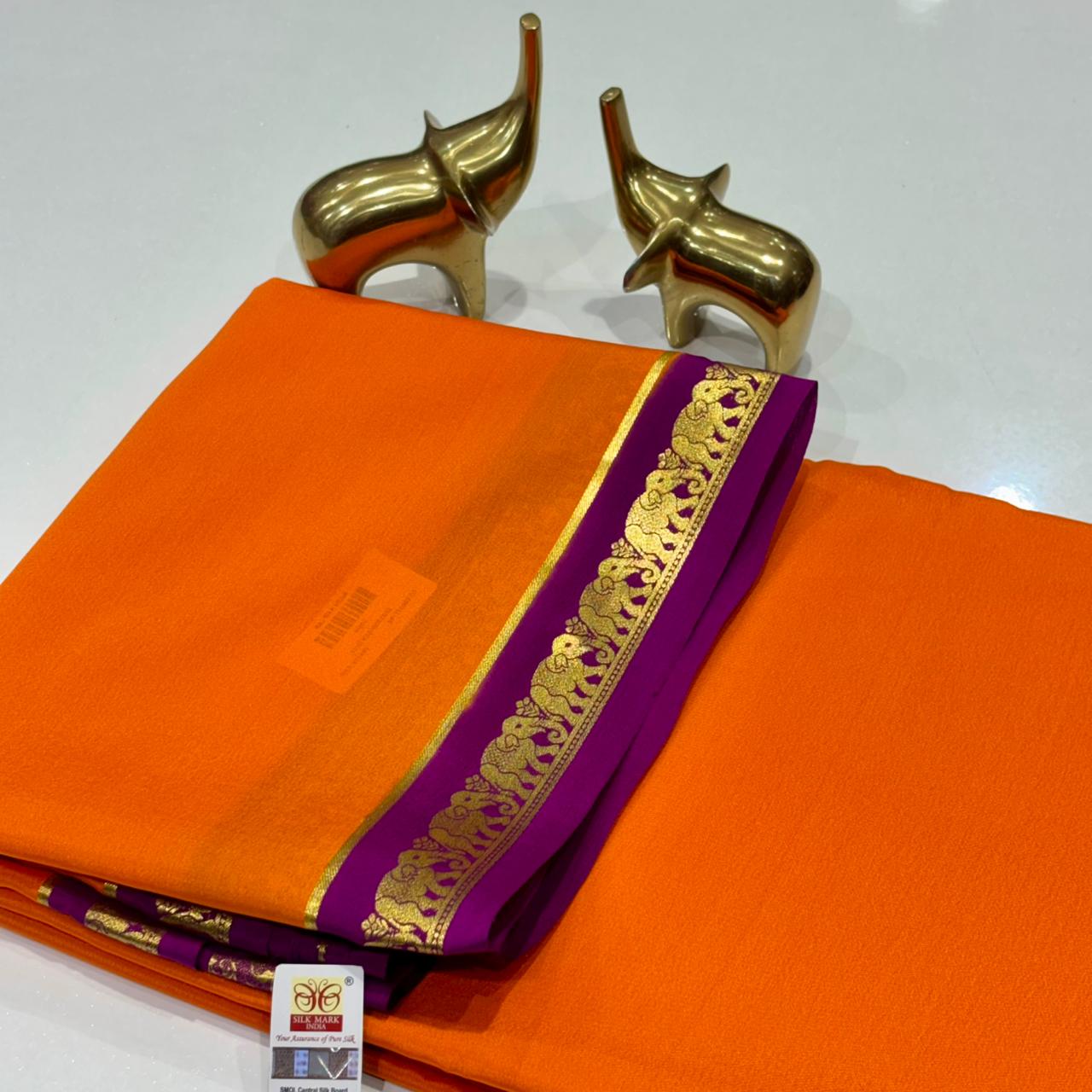 Pure Mysore Silk Saree
