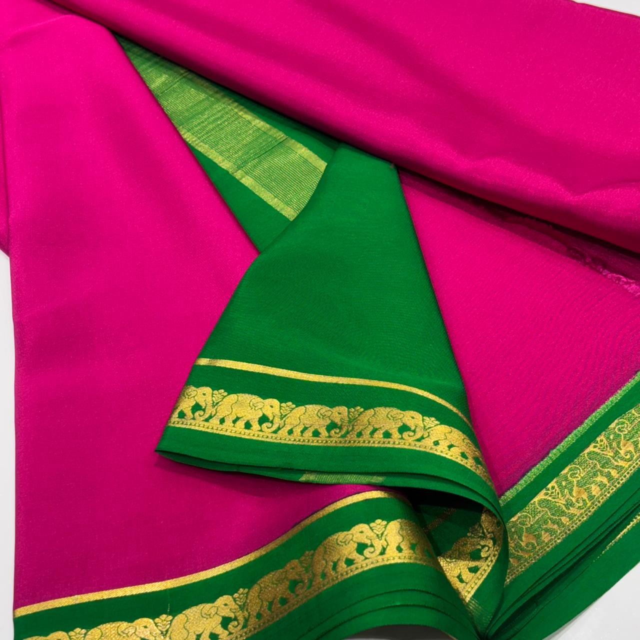 Pure Mysore Silk Saree