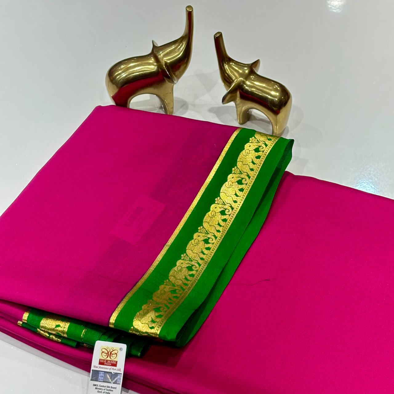 Pure Mysore Silk Saree