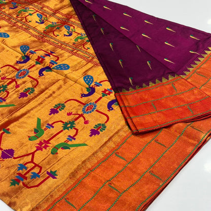 Pure Paithani Silk Saree