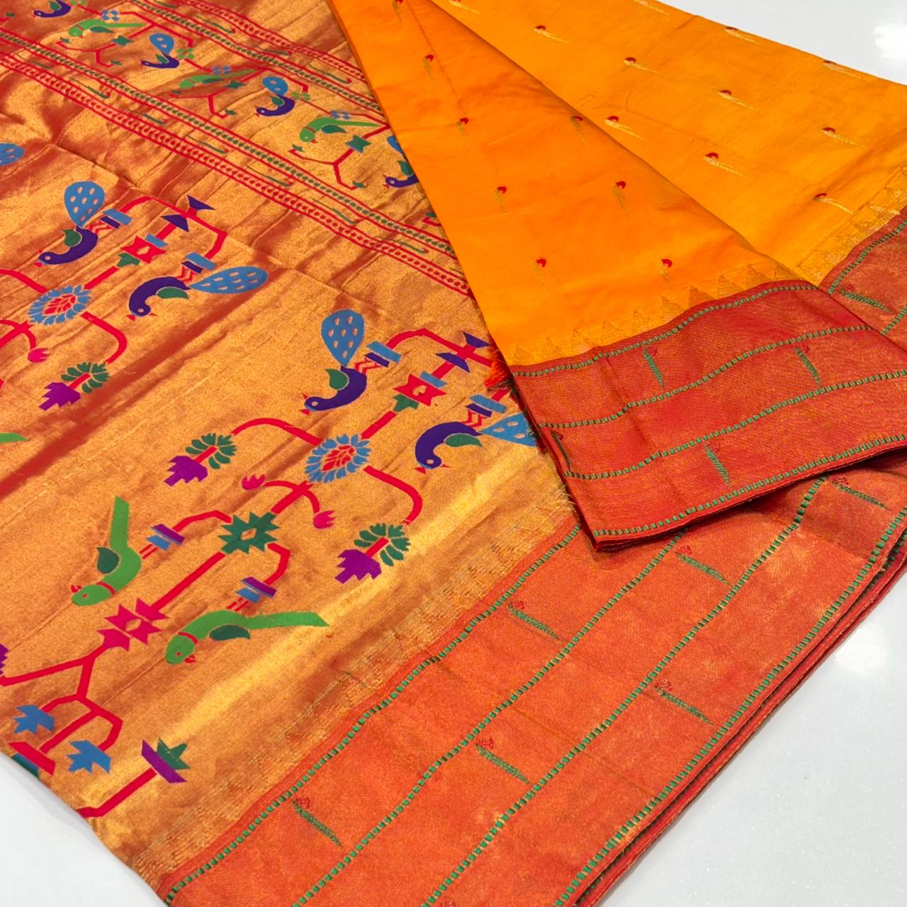 Pure Paithani Silk Saree