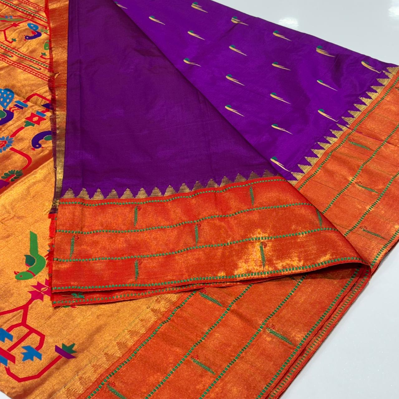 Pure Paithani Silk Saree