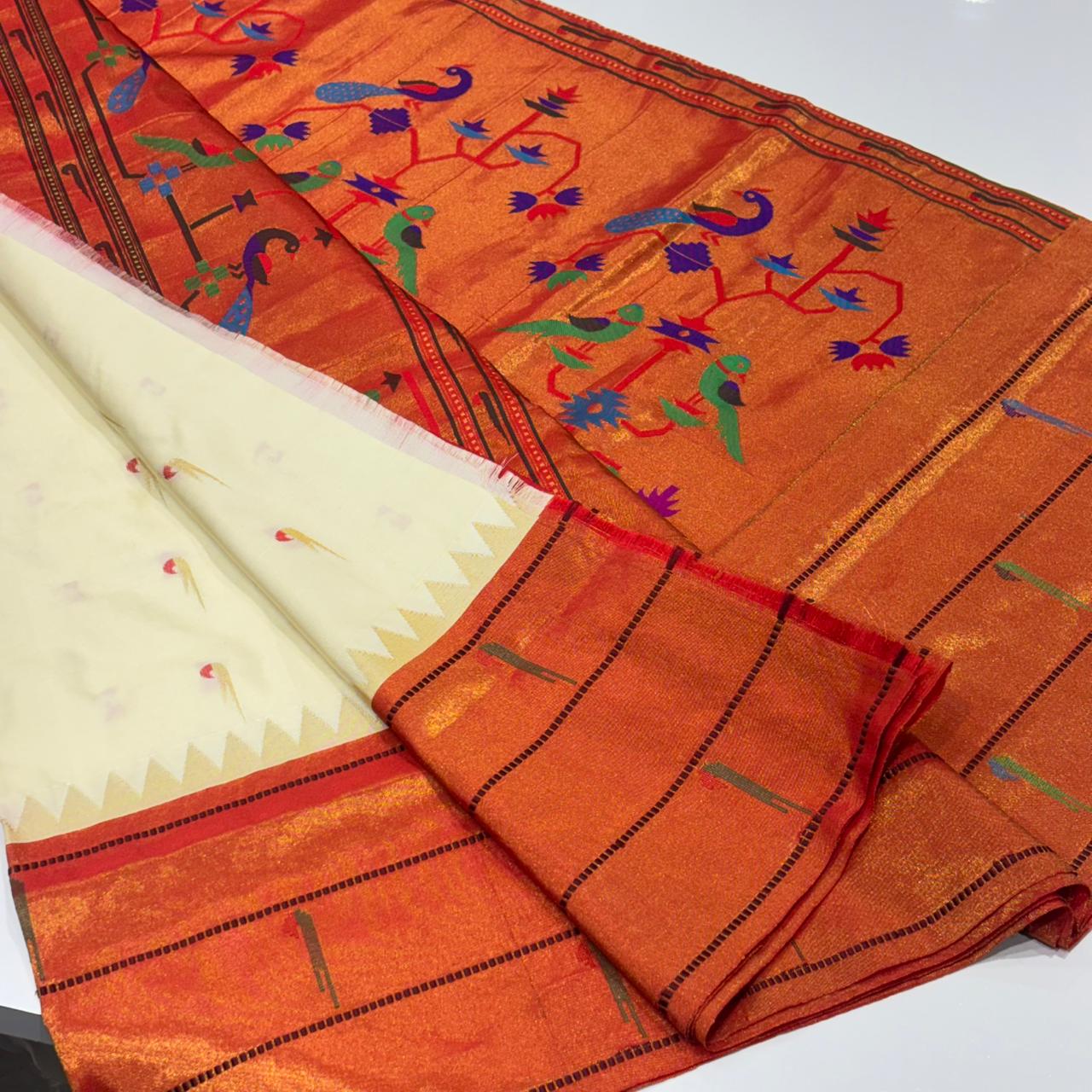 Pure Paithani Silk Saree