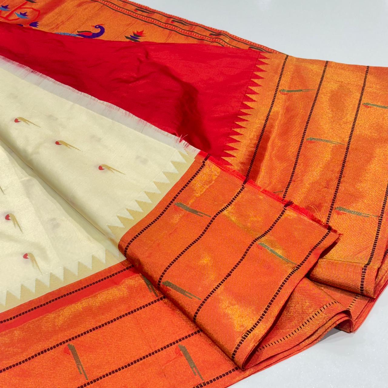 Pure Paithani Silk Saree