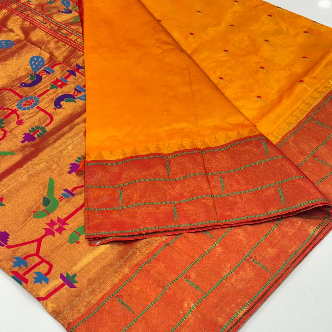 Pure Paithani Silk Saree