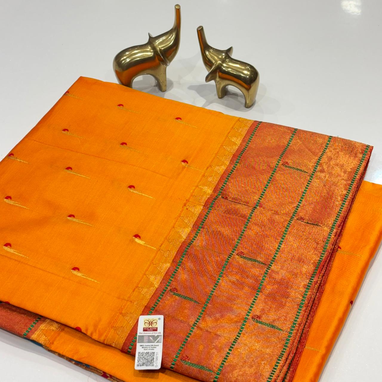Pure Paithani Silk Saree