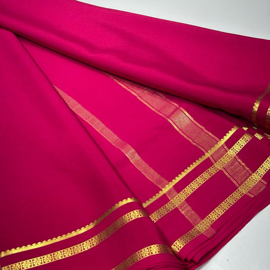 Pure Mysore Crepe Silk Saree