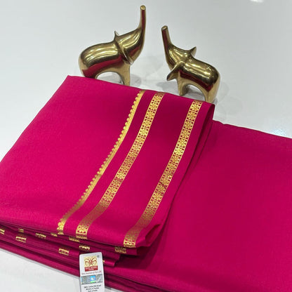 Pure Mysore Crepe Silk Saree
