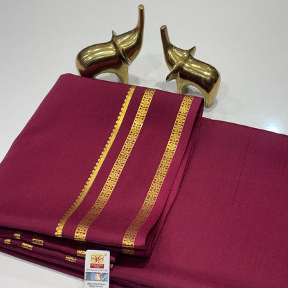 Pure Mysore Crepe Silk Saree