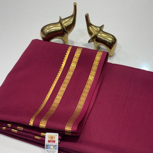 Pure Mysore Crepe Silk Saree