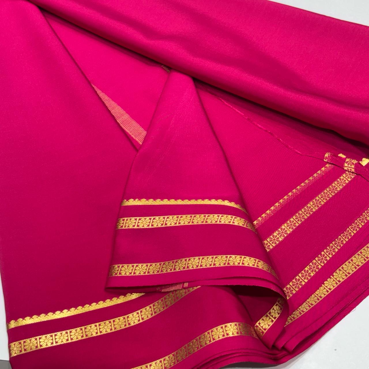 Pure Mysore Crepe Silk Saree