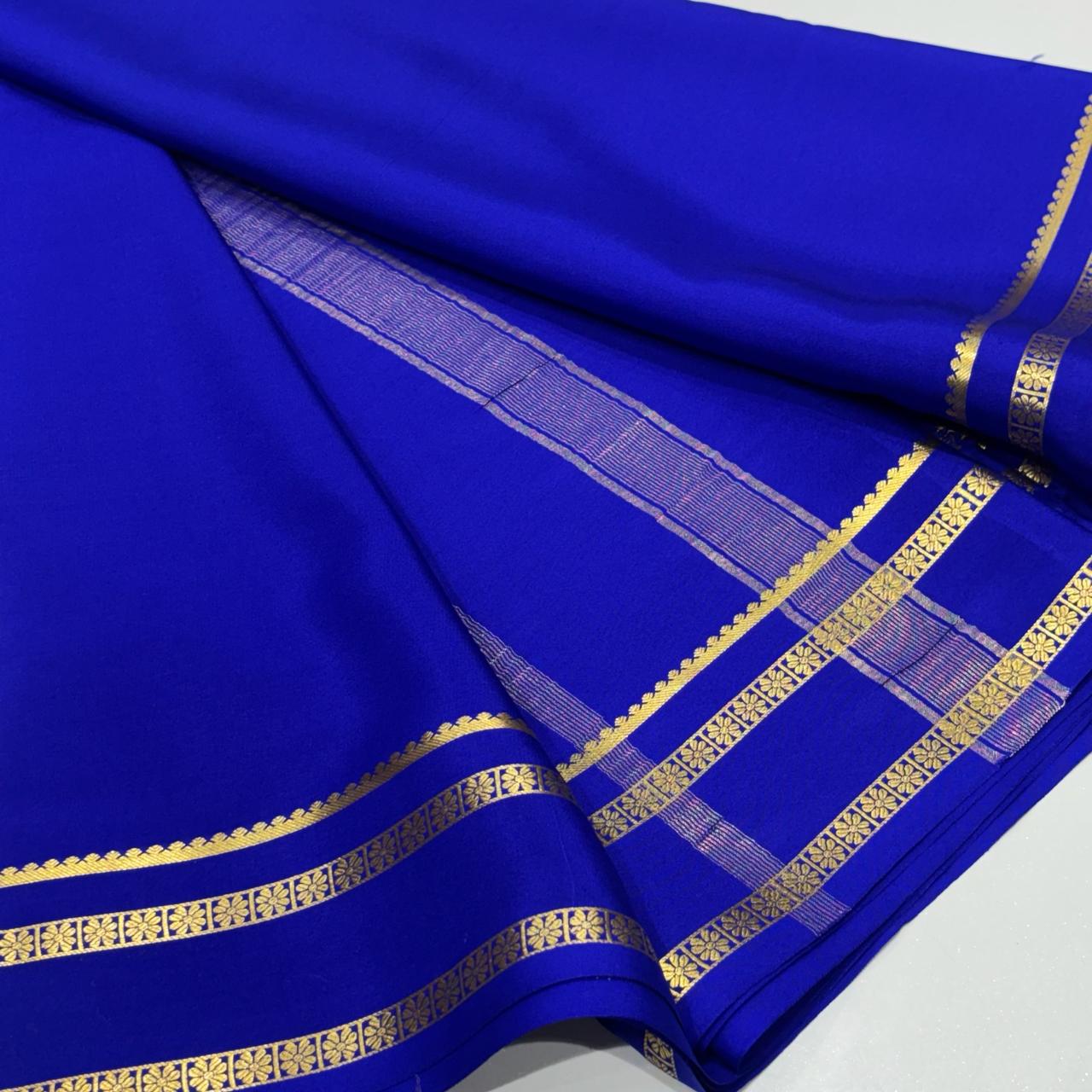 Pure Mysore Crepe Silk Saree