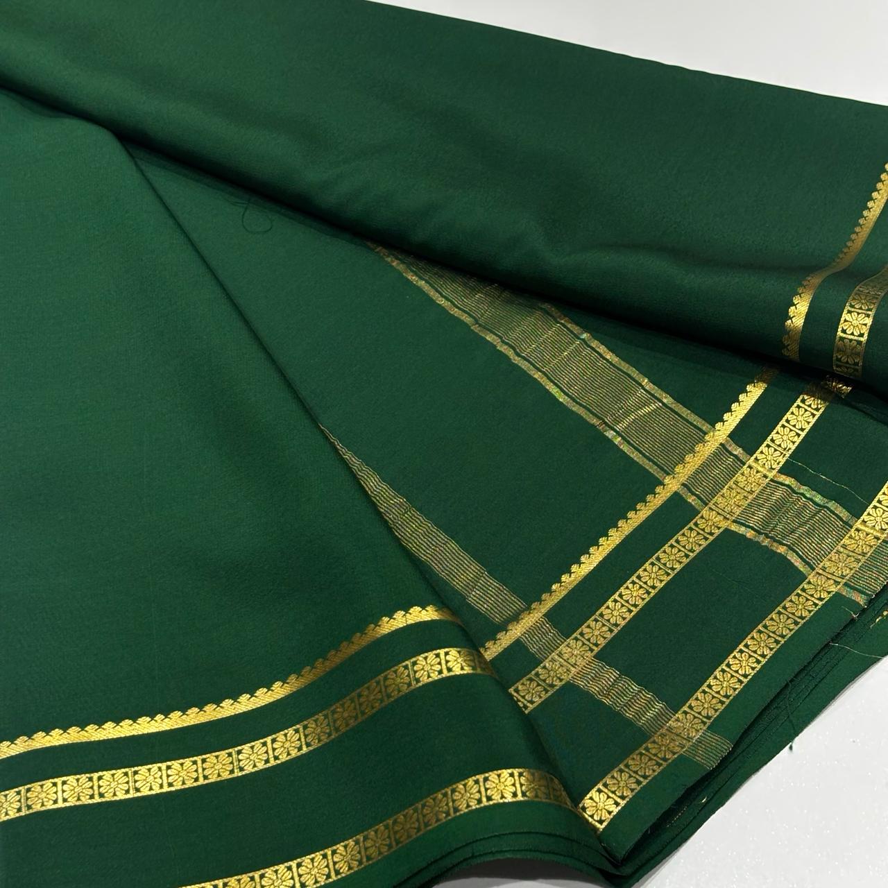 Pure Mysore Crepe Silk Saree
