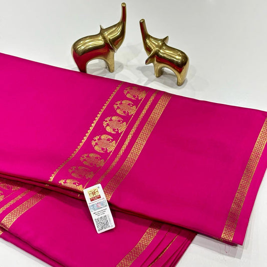 Pure Mysore Crepe Silk Saree