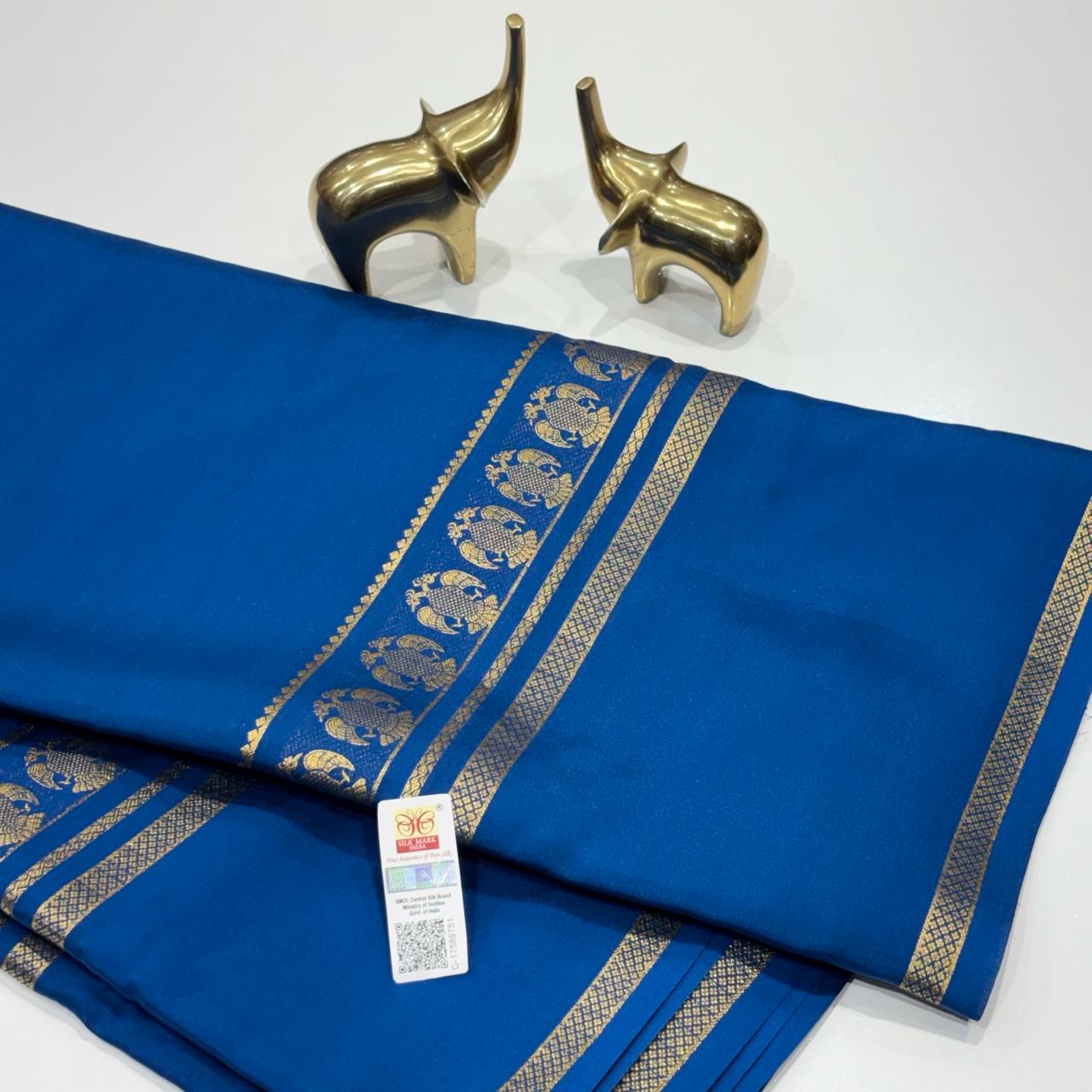 Pure Mysore Crepe Silk Saree