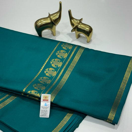 Pure Mysore Crepe Silk Saree