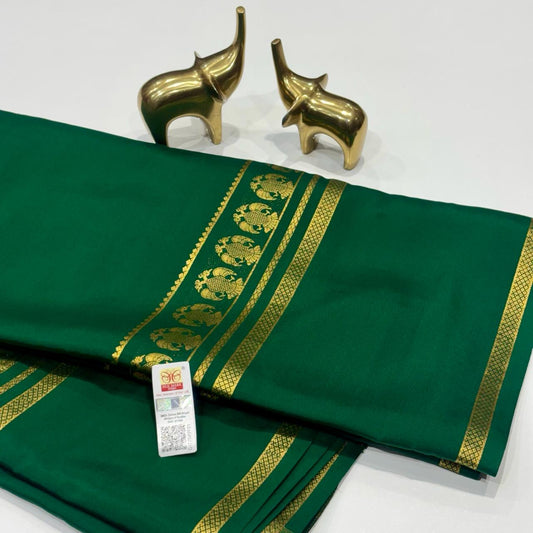 Pure Mysore Crepe Silk Saree