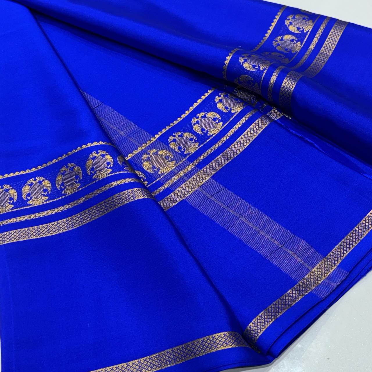Pure Mysore Crepe Silk Saree