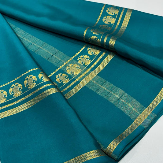 Pure Mysore Crepe Silk Saree