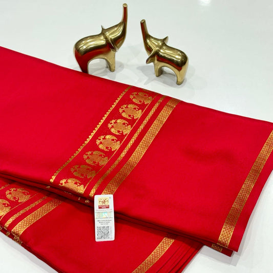 Pure Mysore Crepe Silk Saree