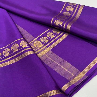 Pure Mysore Crepe Silk Saree