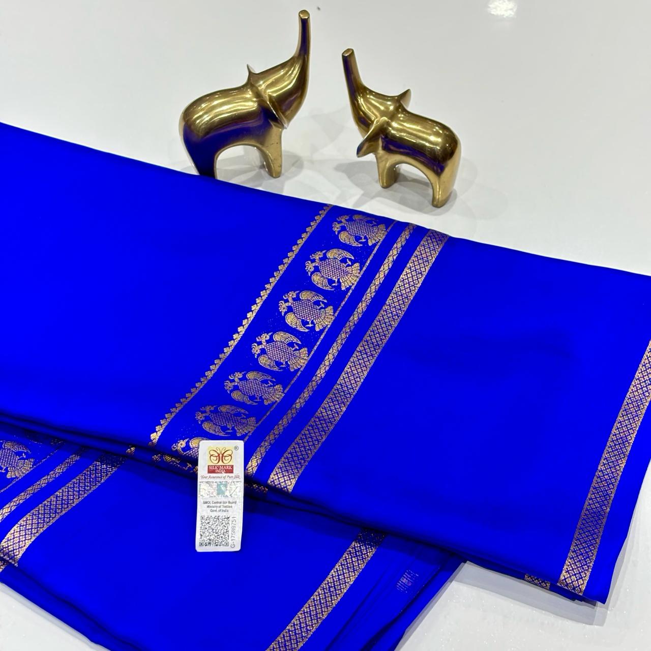 Pure Mysore Crepe Silk Saree