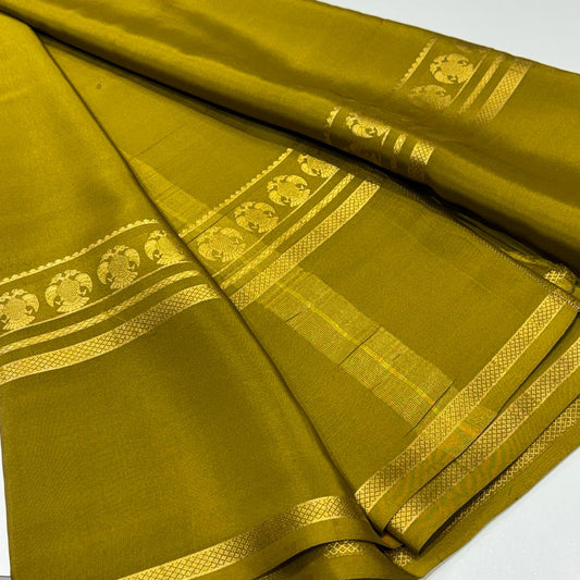 Pure Mysore Crepe Silk Saree