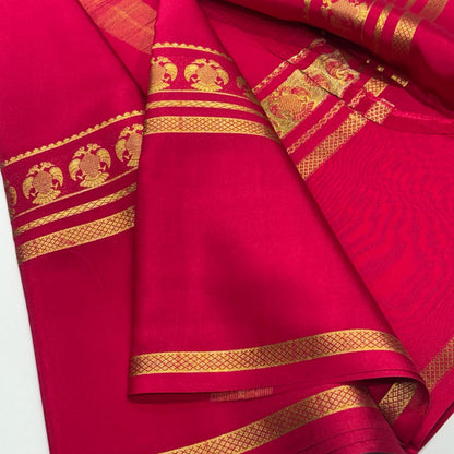 Pure Mysore Crepe Silk Saree