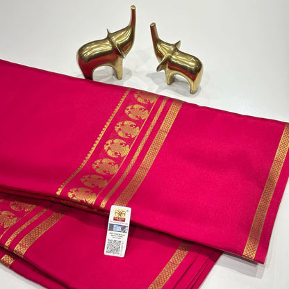 Pure Mysore Crepe Silk Saree