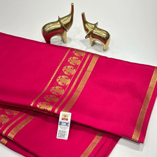 Pure Mysore Crepe Silk Saree