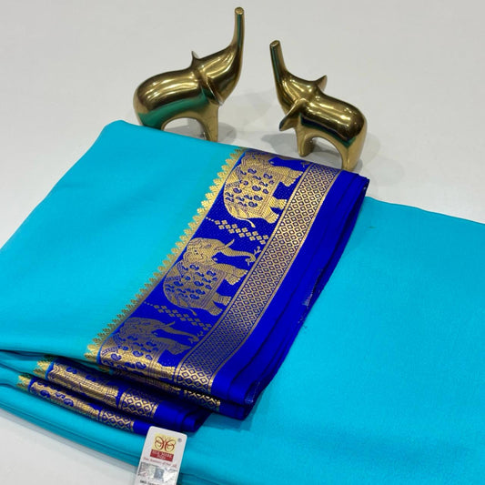 Pure Mysore Crepe Silk Saree