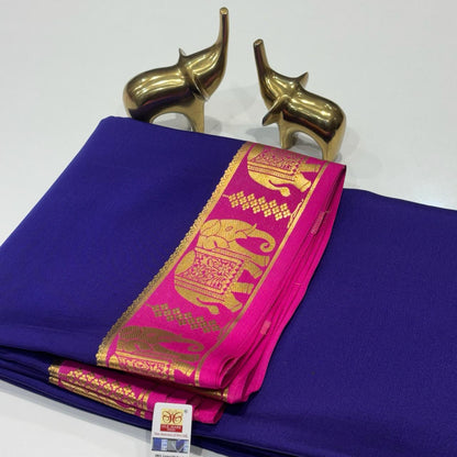 Pure Mysore Crepe Silk Saree