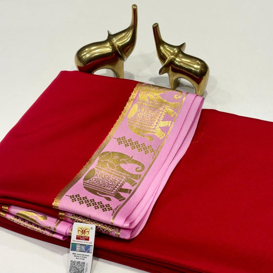 Pure Mysore Crepe Silk Saree