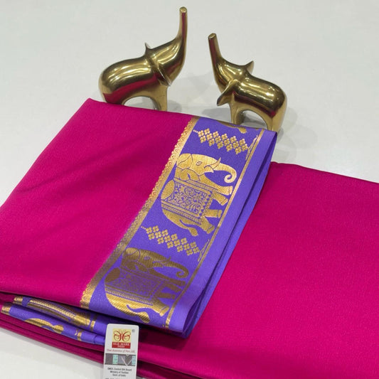 Pure Mysore Crepe Silk Saree